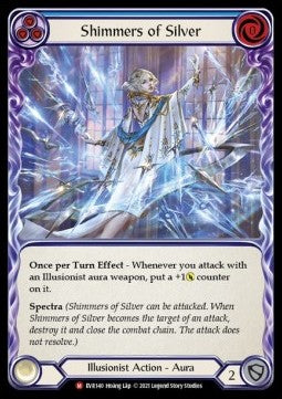 Shimmers of Silver (Rainbow Foil)⁣ - Everfest - First⁣ (Majestic)⁣ [140]