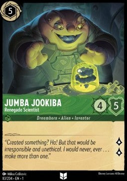 Jumba Jookiba - Renegade Scientist⁣ - The First Chapter⁣ (Uncommon)⁣ [83]