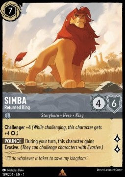 Simba - Returned King (V.1)⁣ - The First Chapter⁣ (Rare)⁣ [189]