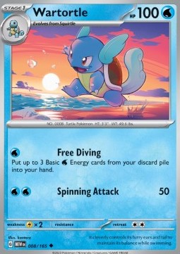 Wartortle⁣ - 151⁣ (Uncommon)⁣ [008]