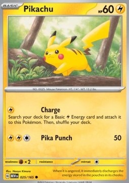 Pikachu⁣ - 151⁣ (Common)⁣ [025]