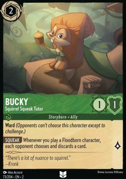 Bucky - Squirrel Squeak Tutor⁣ - Rise of the Floodborn⁣ (Uncommon)⁣ [73]