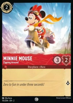 Minnie Mouse - Zipping Around⁣ - Rise of the Floodborn⁣ (Common)⁣ [115]