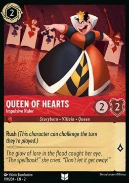 Queen of Hearts - Impulsive Rules⁣ - Rise of the Floodborn⁣ (Uncommon)⁣ [119]