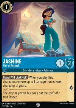 Jasmine - Heir of Agrabah⁣ - Rise of the Floodborn⁣ (Common)⁣ [151]