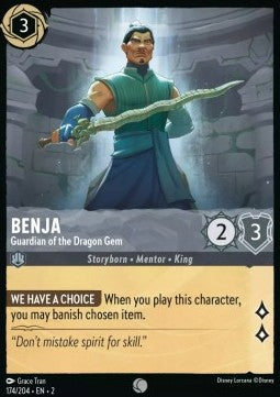 Benja - Guardian of the Dragon Gem⁣ - Rise of the Floodborn⁣ (Common)⁣ [174]