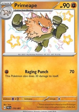 Primeape⁣ - Paldean Fates⁣ (Shiny Rare)⁣ [170]