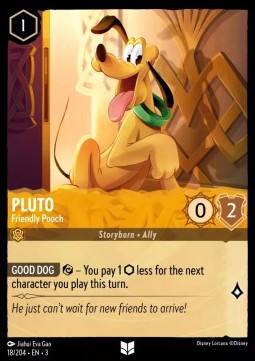 Pluto - Friendly Pooch⁣ - Into the Inklands⁣ (Uncommon)⁣ [18]