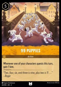 99 Puppies⁣ - Into the Inklands⁣ (Uncommon)⁣ [24]