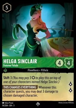 Helga Sinclair - Femme Fatale⁣ - Into the Inklands⁣ (Super Rare)⁣ [74]