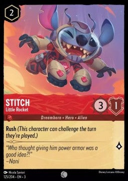 Stitch - Little Rocket⁣ - Into the Inklands⁣ (Common)⁣ [125]