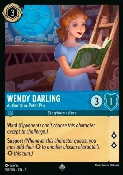 Wendy Darling - Authority on Peter Pan⁣ - Into the Inklands⁣ (Super Rare)⁣ [158]