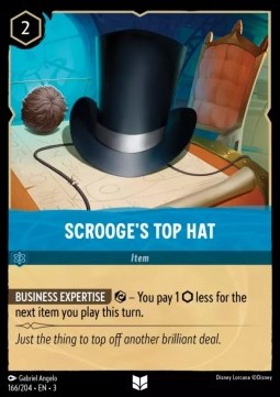 Scrooge's Top Hat⁣ - Into the Inklands⁣ (Uncommon)⁣ [166]