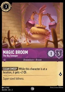 Magic Broom - The Big Sweeper⁣ - Into the Inklands⁣ (Common)⁣ [46]