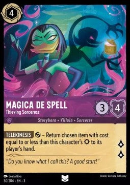 Magica De Spell - Thieving Sorceress⁣ - Into the Inklands⁣ (Uncommon)⁣ [50]