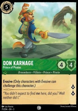 Don Karnage - Prince of Pirates⁣ - Into the Inklands⁣ (Common)⁣ [71]