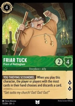 Friar Tuck - Priest of Nottingham⁣ - Into the Inklands⁣ (Uncommon)⁣ [73]