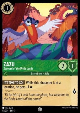 Zazu - Steward of the Pride Lands⁣ - Into the Inklands⁣ (Common)⁣ [93]