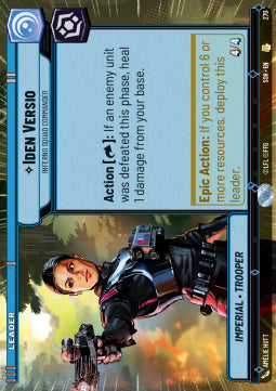 Iden Versio, Inferno Squad Commander (V.1)⁣ - Spark of Rebellion: Extras⁣ (Rare)⁣ [270]