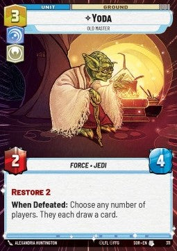 Yoda, Old Master⁣ - Spark of Rebellion: Extras⁣ (Uncommon)⁣ [311]