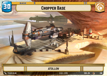 Chopper Base // Experience Token⁣ - Spark of Rebellion: Extras⁣ (Common)⁣ [296]