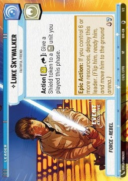 Luke Skywalker, Faithful Friend⁣ - Spark of Rebellion: Extras⁣ (Starter Deck Exclusive)⁣ [E01]