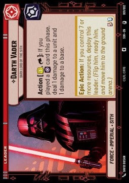 Darth Vader, Dark Lord of the Sith (V.2)⁣ - Spark of Rebellion: Extras⁣ (Starter Deck Exclusive)⁣ [P01]