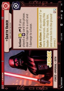 Darth Vader, Dark Lord of the Sith (V.3)⁣ - Spark of Rebellion: Extras⁣ (Starter Deck Exclusive)⁣ [P01]