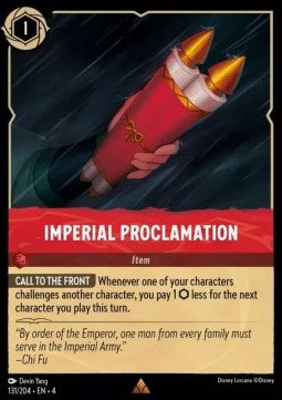 Imperial Proclamation⁣ - Ursula's Return⁣ (Rare)⁣ [131]