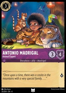 Antonio Madrigal - Animal Expert⁣ - Ursula's Return⁣ (Uncommon)⁣ [35]