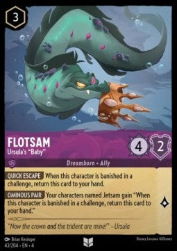 Flotsam - Ursula's "Baby"⁣ - Ursula's Return⁣ (Uncommon)⁣ [43]