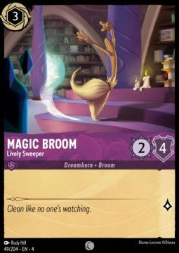 Magic Broom - Lively Sweeper⁣ - Ursula's Return⁣ (Common)⁣ [49]