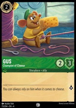 Gus - Champion of Cheese⁣ - Ursula's Return⁣ (Common)⁣ [73]