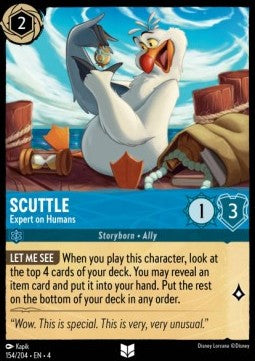 Scuttle - Expert on Humans⁣ - Ursula's Return⁣ (Uncommon)⁣ [154]