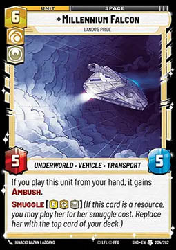 Millennium Falcon, Lando’s Pride⁣ - Shadows of the Galaxy⁣ (Uncommon)⁣ [204]