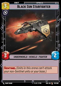 Black Sun Starfighter⁣ - Shadows of the Galaxy⁣ (Common)⁣ [237]