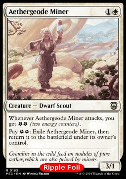 Aethergeode Miner⁣ - Commander: Modern Horizons 3: Extras⁣ (Rare)⁣ [163]