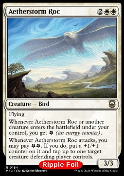 Aetherstorm Roc⁣ - Commander: Modern Horizons 3: Extras⁣ (Rare)⁣ [164]