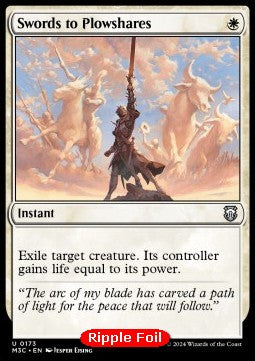 Swords to Plowshares⁣ - Commander: Modern Horizons 3: Extras⁣ (Uncommon)⁣ [173]