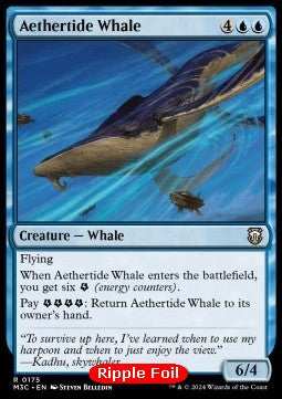 Aethertide Whale⁣ - Commander: Modern Horizons 3: Extras⁣ (Rare)⁣ [175]