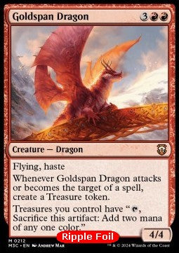 Goldspan Dragon⁣ - Commander: Modern Horizons 3: Extras⁣ (Mythic)⁣ [212]