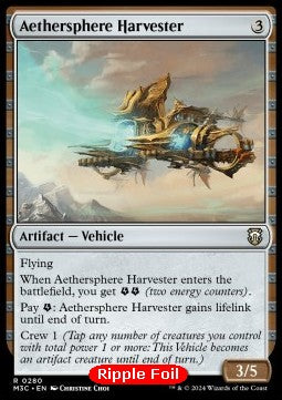 Aethersphere Harvester⁣ - Commander: Modern Horizons 3: Extras⁣ (Rare)⁣ [280]