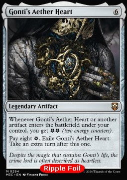 Gonti's Aether Heart⁣ - Commander: Modern Horizons 3: Extras⁣ (Mythic)⁣ [294]