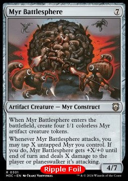 Myr Battlesphere⁣ - Commander: Modern Horizons 3: Extras⁣ (Rare)⁣ [301]