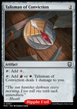 Talisman of Conviction⁣ - Commander: Modern Horizons 3: Extras⁣ (Uncommon)⁣ [307]