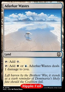 Adarkar Wastes⁣ - Commander: Modern Horizons 3: Extras⁣ (Rare)⁣ [316]