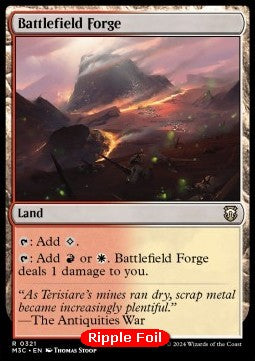 Battlefield Forge⁣ - Commander: Modern Horizons 3: Extras⁣ (Rare)⁣ [321]