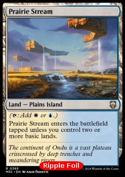 Prairie Stream⁣ - Commander: Modern Horizons 3: Extras⁣ (Rare)⁣ [365]