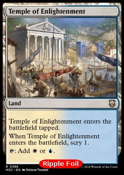 Temple of Enlightenment⁣ - Commander: Modern Horizons 3: Extras⁣ (Rare)⁣ [386]