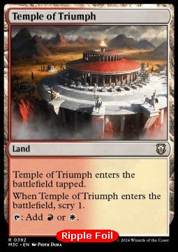 Temple of Triumph⁣ - Commander: Modern Horizons 3: Extras⁣ (Rare)⁣ [392]